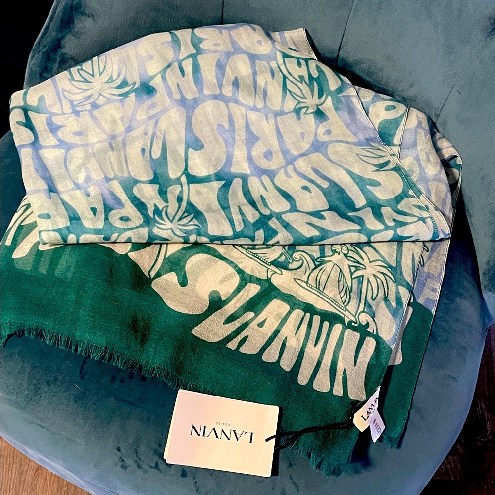 LANVIN PARIS Scarf . NEW with Tags